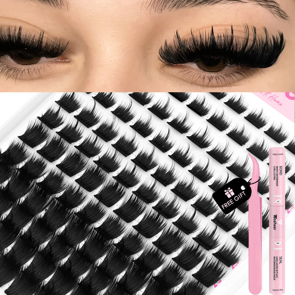 WOSHEER Manga Lashes – Dein DIY Cat-Eye Wimpernverlängerungs-Set