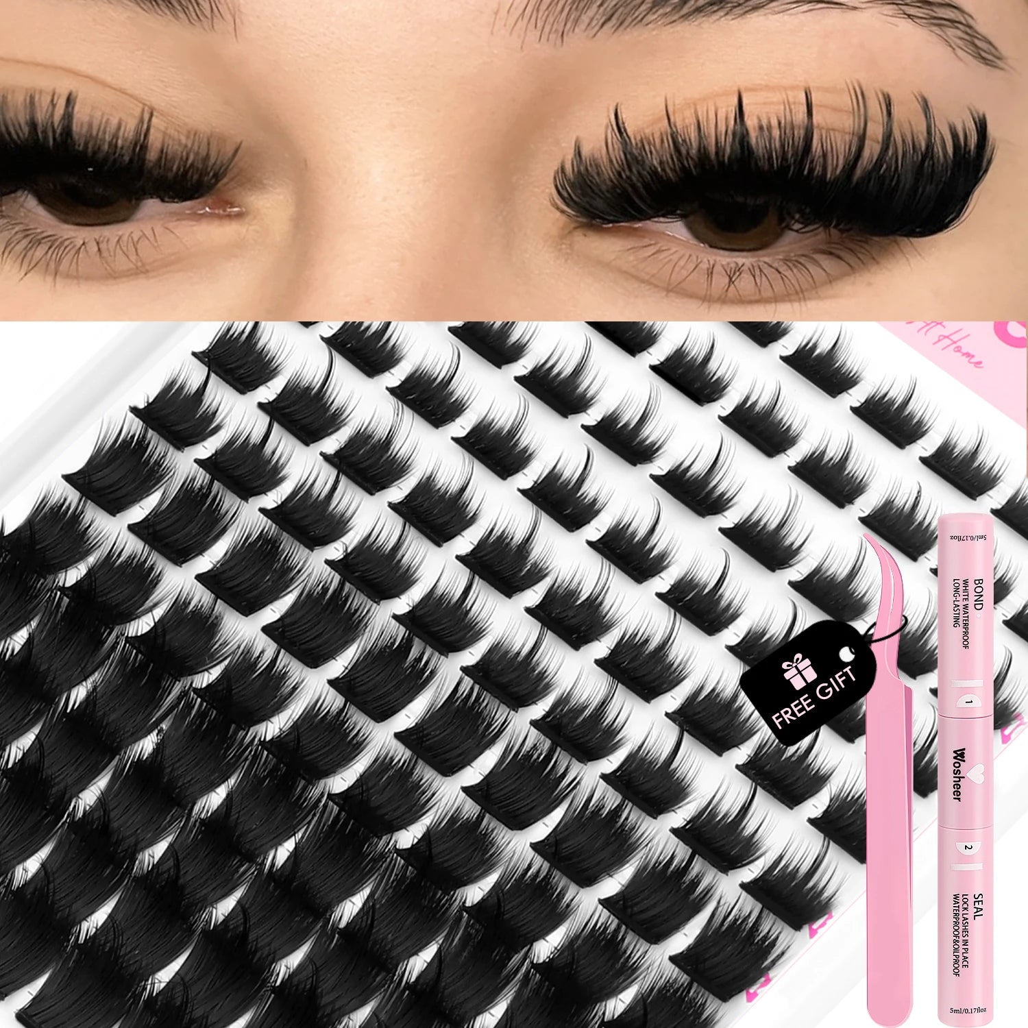 WOSHEER Manga Lashes – Dein DIY Cat-Eye Wimpernverlängerungs-Set