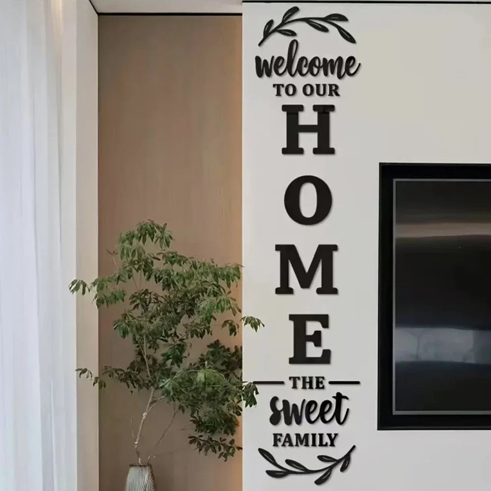 Englische Acryl-Spiegelbuchstaben – Wandsticker Deko