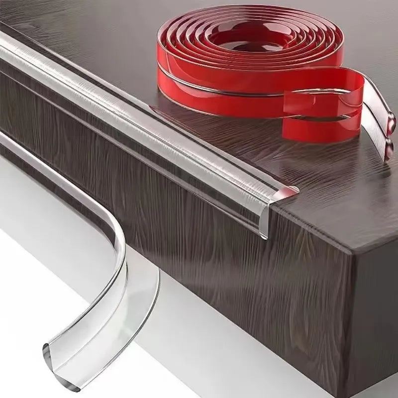 Transparenter Tischkantenschutz – stoßdämpfend, kinder und seniorensicher