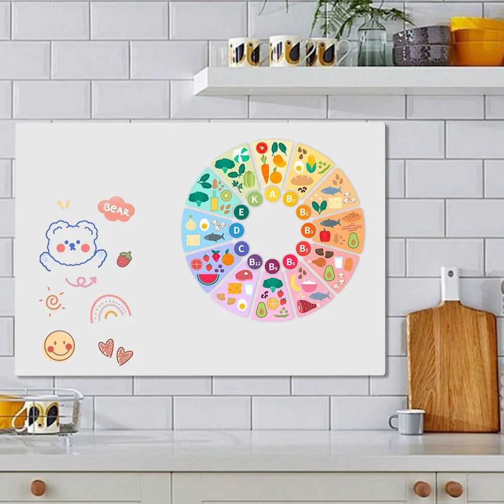 Magnetisches Whiteboard zum Aufkleben