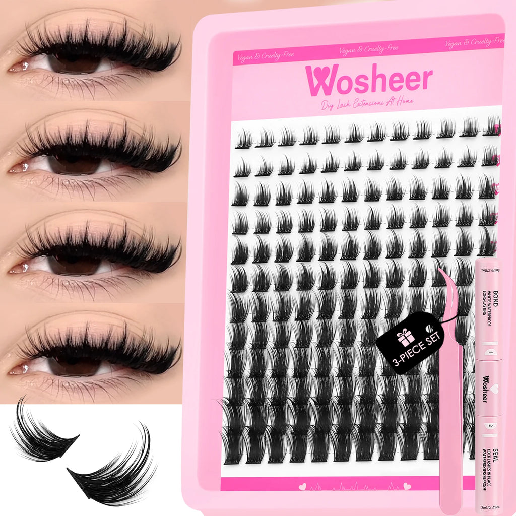 WOSHEER Manga Lashes – Dein DIY Cat-Eye Wimpernverlängerungs-Set