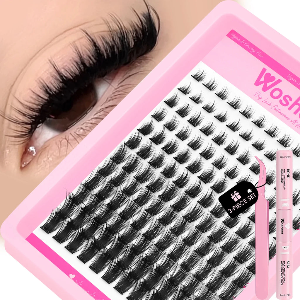 WOSHEER Manga Lashes – Dein DIY Cat-Eye Wimpernverlängerungs-Set