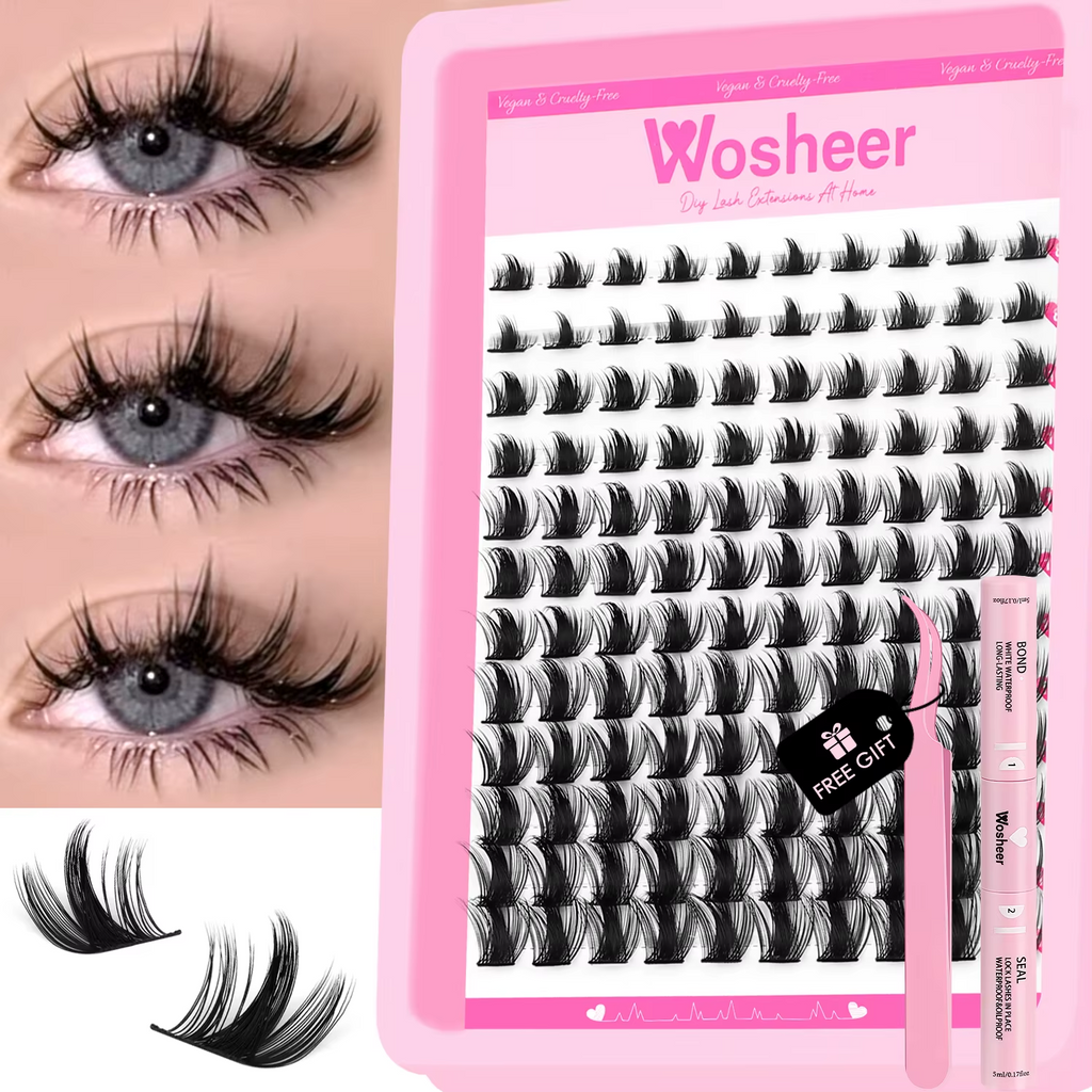 WOSHEER Manga Lashes – Dein DIY Cat-Eye Wimpernverlängerungs-Set